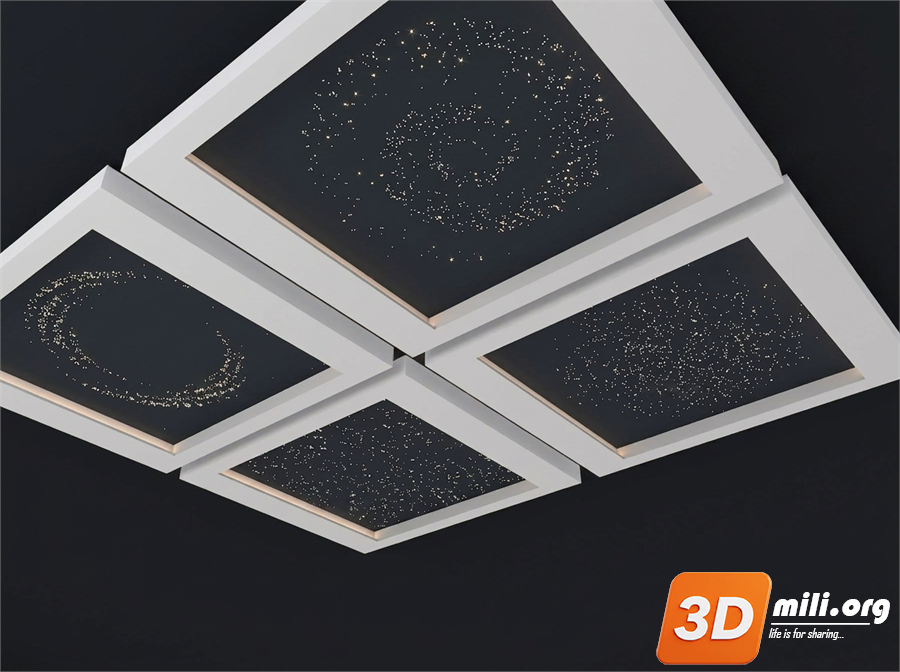 Ceiling Decoration Skp Files